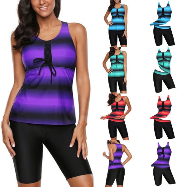 summer women striped print tank push up swimwear two piece sets bikini swimsuit, White;black
summer women striped print tank push up swimwear two piece sets bikini swimsuit, White;black