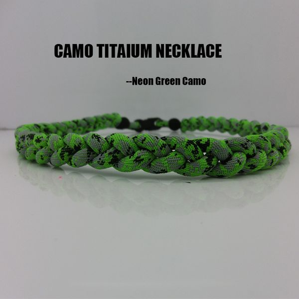 неон титана спорта ожерелье зеленого камуфляжа для бейсбола, Silver
неон титана спорта ожерелье зеленого камуфляжа для бейсбола, Silver