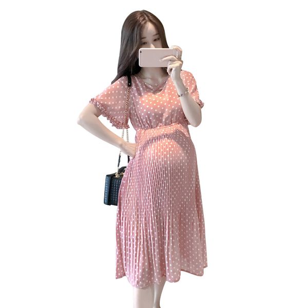 chiffon dresses maternity clothing for pregnant women short sleeve v-neck dot vestidos pregnancy dress maternity summer dresses, Black;gray
chiffon dresses maternity clothing for pregnant women short sleeve v-neck dot vestidos pregnancy dress maternity summer dresses, Black;gray