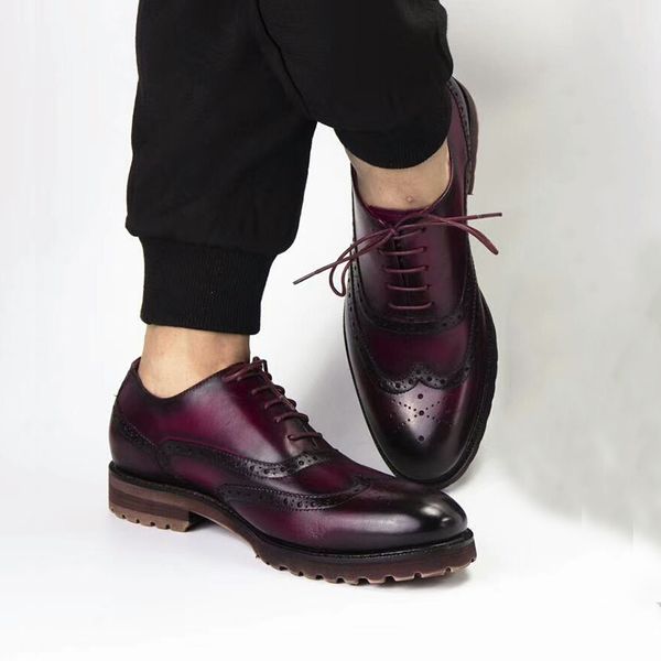 men genuine cow leather brogue wedding shoes mens casual flats shoes vintage handmade oxford for men black brown spring
men genuine cow leather brogue wedding shoes mens casual flats shoes vintage handmade oxford for men black brown spring