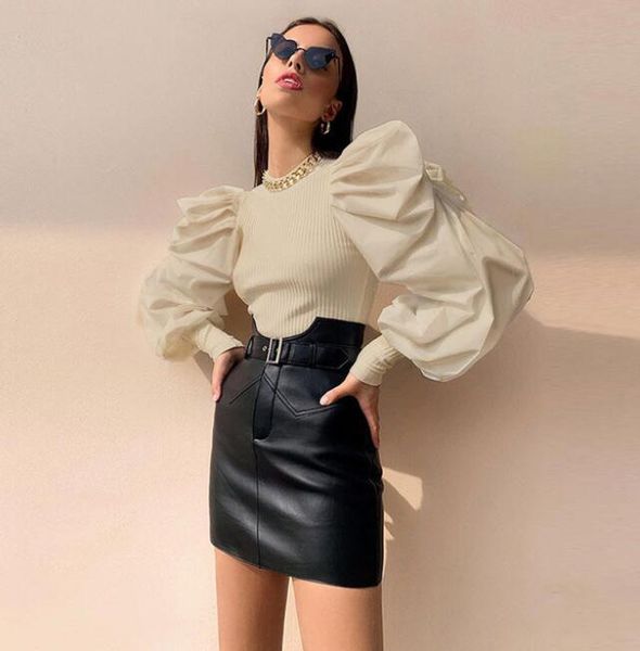 new luxury designer t-shirts for women sweatshirts spring autumn puff sleeve lady sweaters 3 colors available, White
new luxury designer t-shirts for women sweatshirts spring autumn puff sleeve lady sweaters 3 colors available, White