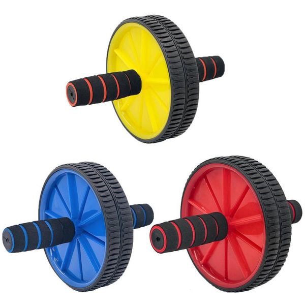 double-wheeled abdominal press wheel rollers exercise equipment for home