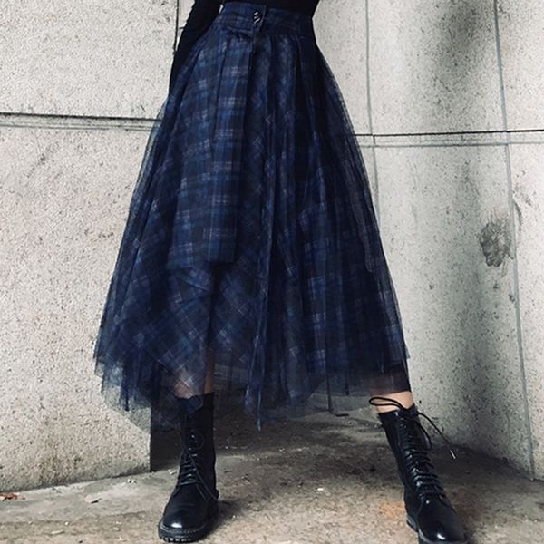 oushang plaid patchwork mesh women's skirts high waist hit color elegant a line skirts female 2020 spring fashion new, Black
oushang plaid patchwork mesh women's skirts high waist hit color elegant a line skirts female 2020 spring fashion new, Black