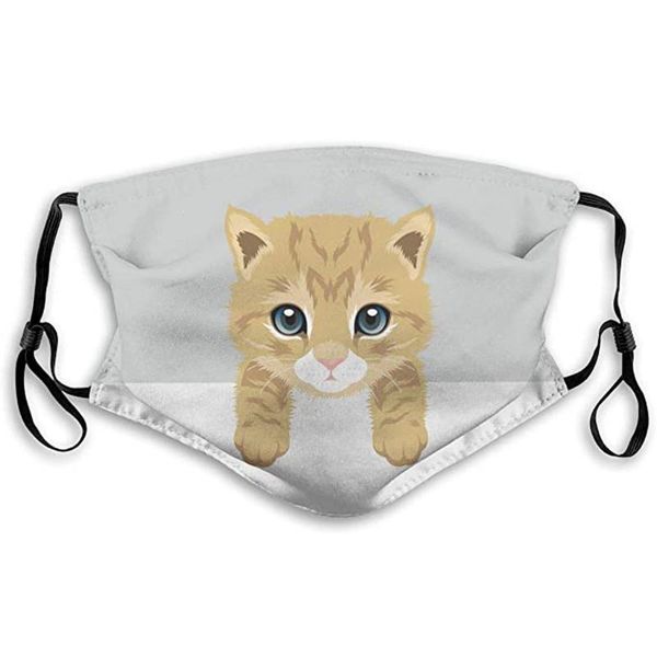 cotton face maskswashable and reusable facemask with 2 pcs filters fashion cat animal print cloth face maske for germ protection, Black
cotton face maskswashable and reusable facemask with 2 pcs filters fashion cat animal print cloth face maske for germ protection, Black