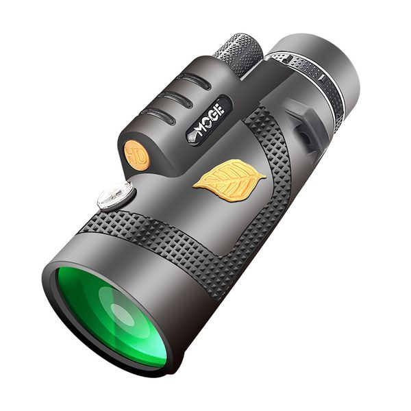 

12x50 gold leaf single tube binoculars zoom monocular telescope pocket hunting scope optical prism scope without t