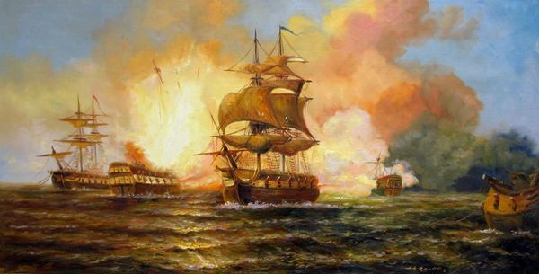 Bataille navale -4 Home Decor Handpainted &HD Print Oil painting On Canvas Wall Art Canvas Pictures 191124
Bataille navale -4 Home Decor Handpainted &HD Print Oil painting On Canvas Wall Art Canvas Pictures 191124