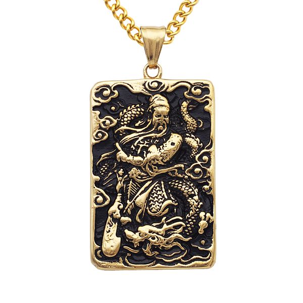 mens stainless steel romance of the three kingdoms guan yu hero portrait pendant dog tag charms necklace, Silver
mens stainless steel romance of the three kingdoms guan yu hero portrait pendant dog tag charms necklace, Silver