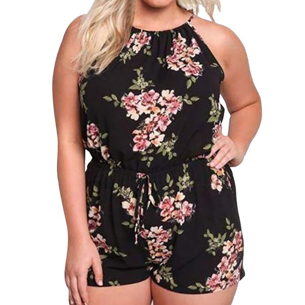 women plus size printed sleeveless o-neck rompers short jumpsuits rompers 5 romper women overalls for bodysuit #0325, Black;white
women plus size printed sleeveless o-neck rompers short jumpsuits rompers 5 romper women overalls for bodysuit #0325, Black;white