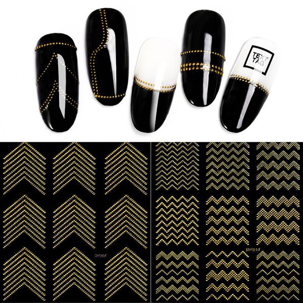 gold metal 3d nail stickers stripes wave line diy nail art sticker manicure adhesive decal water slide nail tips stickers, Silver;gold
gold metal 3d nail stickers stripes wave line diy nail art sticker manicure adhesive decal water slide nail tips stickers, Silver;gold