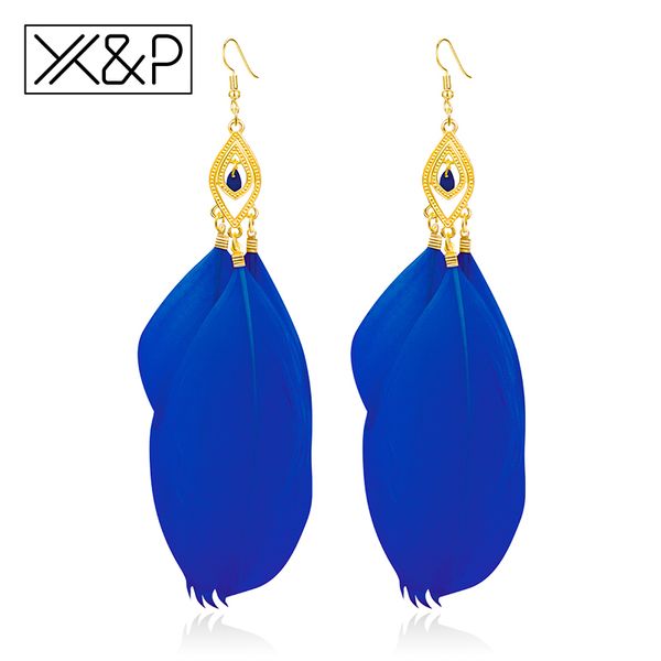 x&p fashion charm ethnic bohemia tassel long drop earrings for women girl colorful enamel beads feather dangle earring jewelry, Silver
x&p fashion charm ethnic bohemia tassel long drop earrings for women girl colorful enamel beads feather dangle earring jewelry, Silver