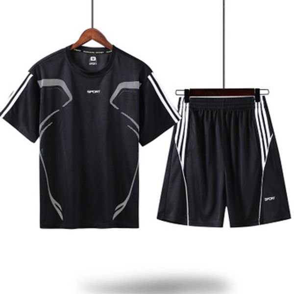 men's designer sports suit summer casual sweatsuit gym running tracksuit loose-fitting round neck group custom quick-drying t-shirt sal, Gray
men's designer sports suit summer casual sweatsuit gym running tracksuit loose-fitting round neck group custom quick-drying t-shirt sal, Gray