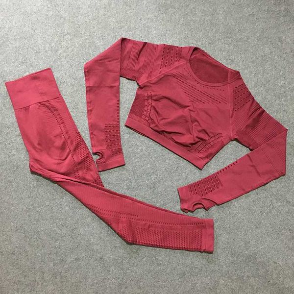 2 pieces gym set workout clothes for women long sleeve compression crop seamless hollow out leggings yoga 2 piece set, White;red
2 pieces gym set workout clothes for women long sleeve compression crop seamless hollow out leggings yoga 2 piece set, White;red