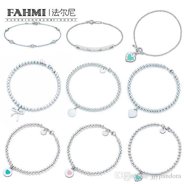 fahmi 100% 925 sterling silver love heart shape round bow bead bracelet simple temperament women original jewelry gift tif, Golden;silver
fahmi 100% 925 sterling silver love heart shape round bow bead bracelet simple temperament women original jewelry gift tif, Golden;silver