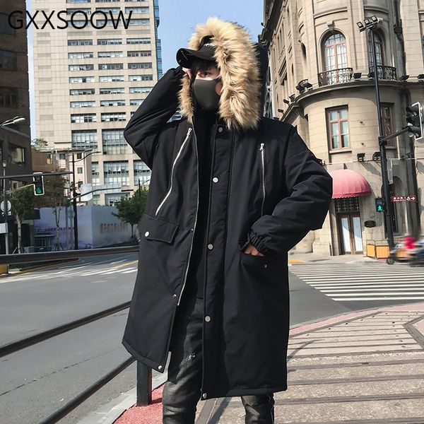 men's trench coats 2021 winter hip hop streetwear parkas jackets men casual zipper thick long windbreaker parka male jacket black gm239, Tan;black
men's trench coats 2021 winter hip hop streetwear parkas jackets men casual zipper thick long windbreaker parka male jacket black gm239, Tan;black