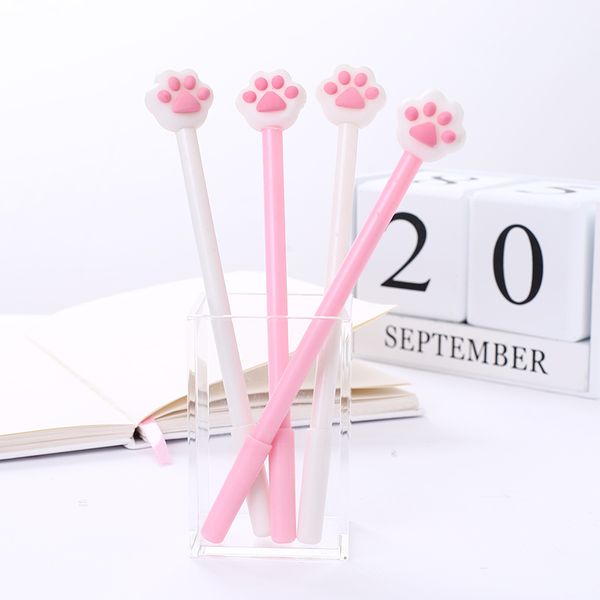 10pcs Cute Cat Gel Pen Creative Kawaii Stationery Item Funny Office Material School Cool Kids Stationary Goods Store Thing