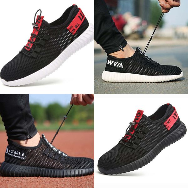 safety shoes for men steel toe boots outdoor prevent puncture steel bottom construction safety work boots indestructible shoes, Black
safety shoes for men steel toe boots outdoor prevent puncture steel bottom construction safety work boots indestructible shoes, Black