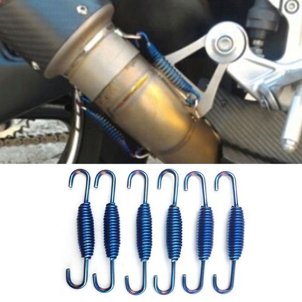 2pcs universal motorcycle exhaust pipe muffler blue mounting spring hooks link pipes stainless steel
2pcs universal motorcycle exhaust pipe muffler blue mounting spring hooks link pipes stainless steel