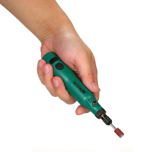 kkmoon mini electric grinder 18v 1.2w cordless mini handle grinding machine carving engraving pen polishing grinder drilling bit