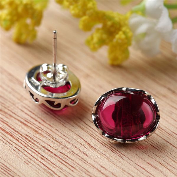 fashion- 925 silver garnet earring for women red corundum punk trendy s925 sterling silver earrings jewelry le25, Golden;silver
fashion- 925 silver garnet earring for women red corundum punk trendy s925 sterling silver earrings jewelry le25, Golden;silver
