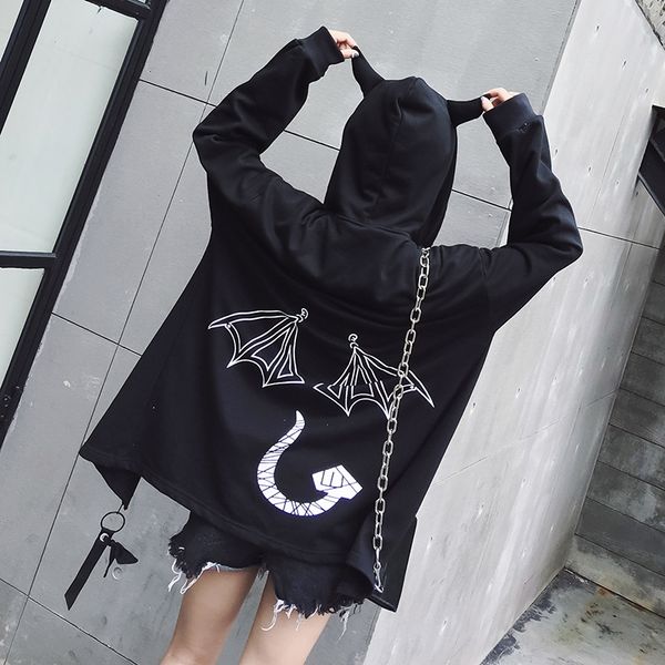 специальная конструкция пальто и куртки 2018 harajuku bf ветер с капюшоном куртки demon horns прохладный черный outwear tops женский zipper, Black;brown
специальная конструкция пальто и куртки 2018 harajuku bf ветер с капюшоном куртки demon horns прохладный черный outwear tops женский zipper, Black;brown