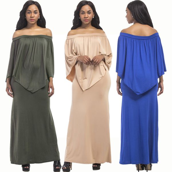 womens designer solid color banquet dress v-neck long sleeve hip split dress 48b4, Black;gray
womens designer solid color banquet dress v-neck long sleeve hip split dress 48b4, Black;gray