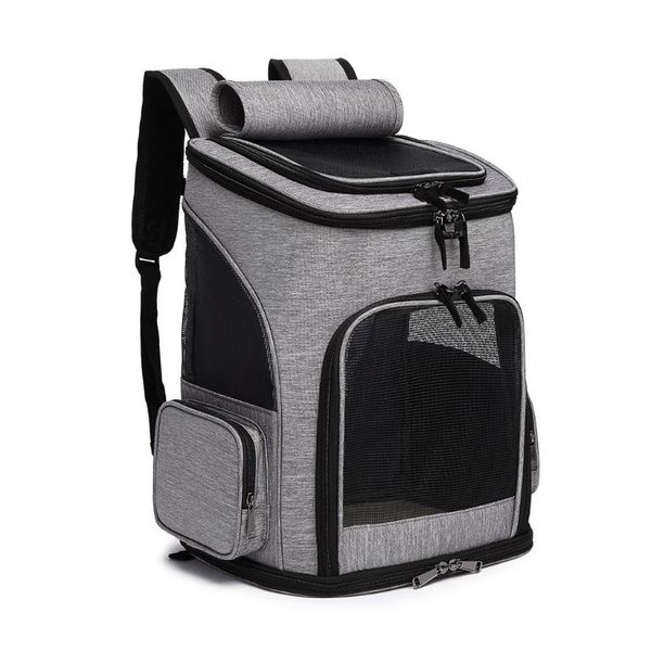 soft-sided pet carrier backpack for small dogs and cats