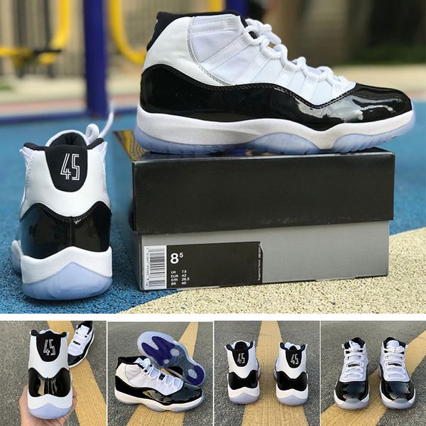 concord 45 mens basketball shoes 11 11s black white women designer trainer sports shoes 36-47 with box new arrival
concord 45 mens basketball shoes 11 11s black white women designer trainer sports shoes 36-47 with box new arrival