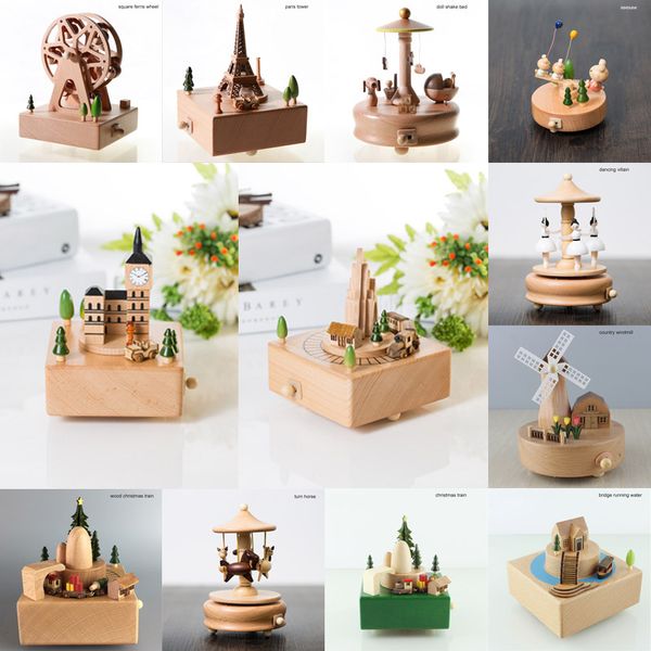 home decor accessories kawaii vintage chirstmas new year retro birthday gift wooden music box carousel musical boxes hand crank
home decor accessories kawaii vintage chirstmas new year retro birthday gift wooden music box carousel musical boxes hand crank