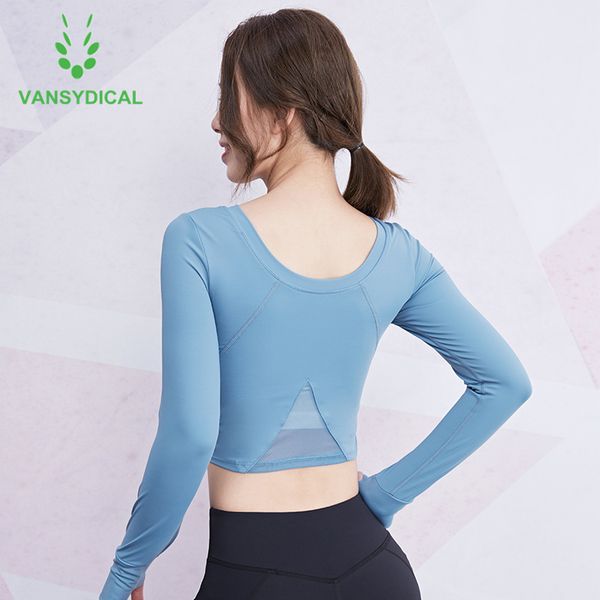 vansydical mesh yoga shirts long sleeve crop womens gym shirt running fitness women workout sports t-shirts thumb holes, White;red
vansydical mesh yoga shirts long sleeve crop womens gym shirt running fitness women workout sports t-shirts thumb holes, White;red