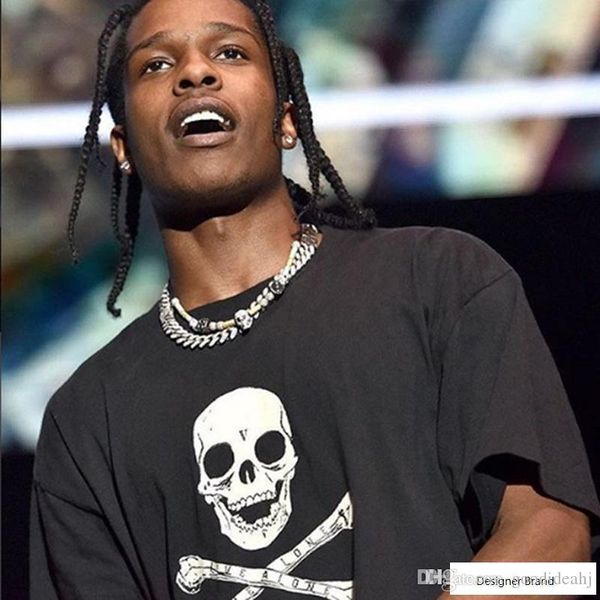 18ss asap rocky christmaas tee black skull printed t-shirts hip hop short sleeve cotton clothes o-neck fashion hflstx079, White;black
18ss asap rocky christmaas tee black skull printed t-shirts hip hop short sleeve cotton clothes o-neck fashion hflstx079, White;black