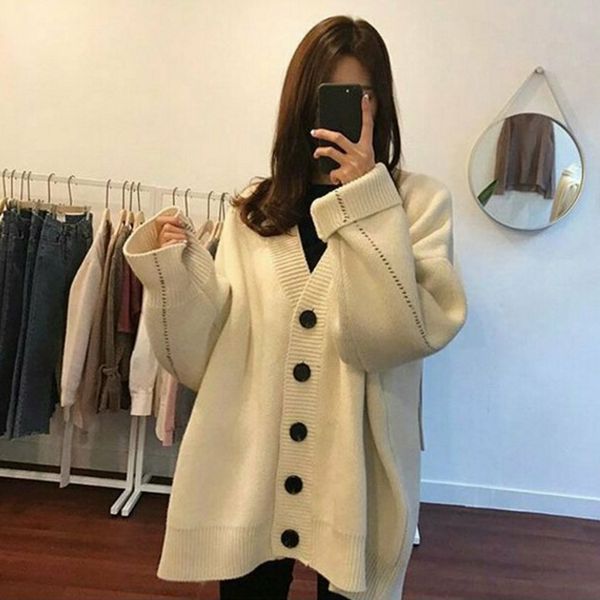 v neck sweater women long cardigans autumn winter lazy wind female korean of loose shawl cape jacket coat trench parkas, White
v neck sweater women long cardigans autumn winter lazy wind female korean of loose shawl cape jacket coat trench parkas, White