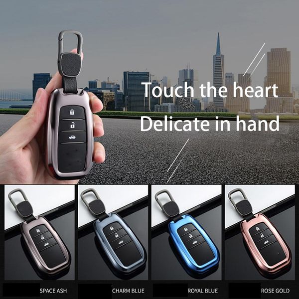aluminum alloy car key shell case cover for camry corolla chr prado rav4 car accessories interior
aluminum alloy car key shell case cover for camry corolla chr prado rav4 car accessories interior