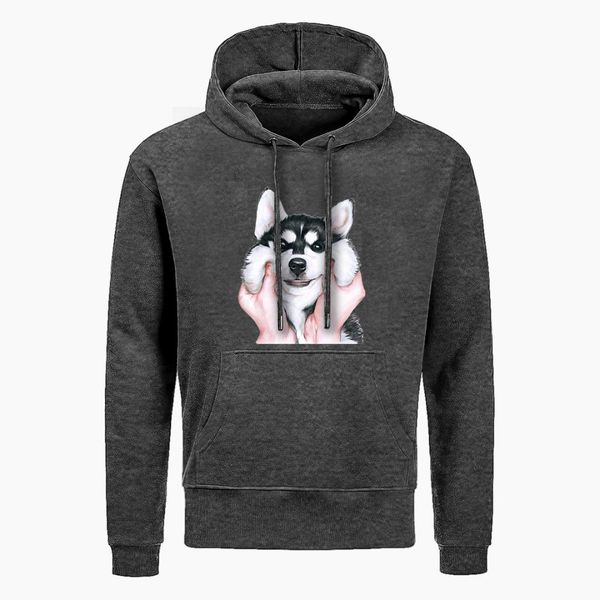 men's hoodies & sweatshirts funny cute pug design dog siberian husky printed hoodie men autumn hip hop sportswear winter harajuku stre, Black
men's hoodies & sweatshirts funny cute pug design dog siberian husky printed hoodie men autumn hip hop sportswear winter harajuku stre, Black