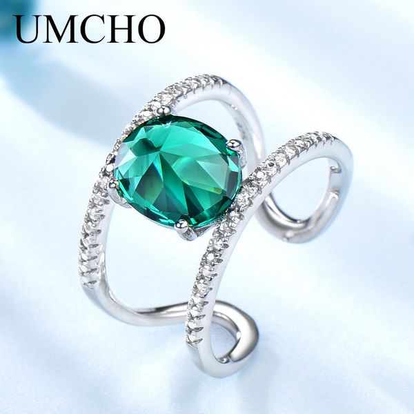 umcho created emerald gemstone ring 925 sterling silver rings for women special rivets design fashion party jewelry wholesale t190702
umcho created emerald gemstone ring 925 sterling silver rings for women special rivets design fashion party jewelry wholesale t190702
