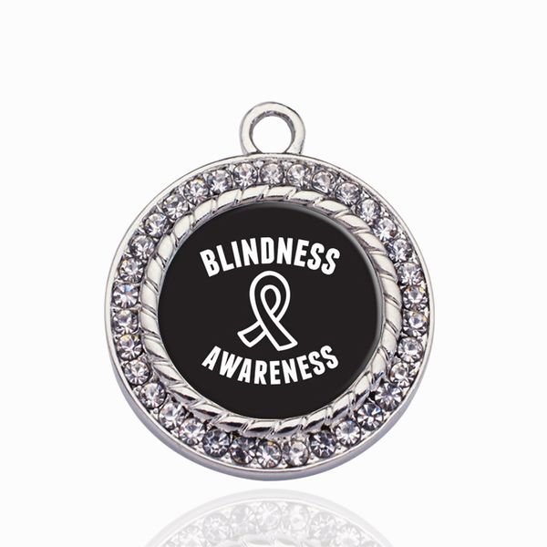 blindness awareness circle charm charms pendant for diy necklace bracelet jewelry making handmade accessories, Bronze;silver
blindness awareness circle charm charms pendant for diy necklace bracelet jewelry making handmade accessories, Bronze;silver