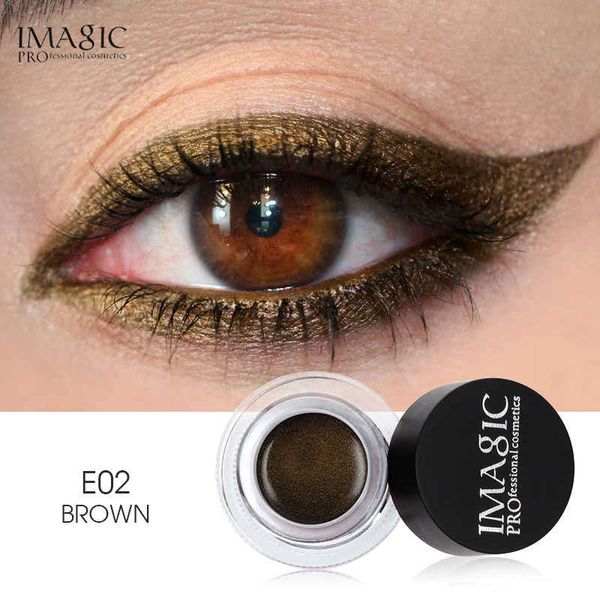 

dhl imagic gel eyeliner not blooming makeup palette matte waterproof lasting eye liner gel cream with brush 120 pcs/lot
