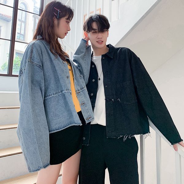 autumn new short denim jacket men fashion washed solid color casual denim jacket man streetwear hip hop loose bomber, Black;brown
autumn new short denim jacket men fashion washed solid color casual denim jacket man streetwear hip hop loose bomber, Black;brown