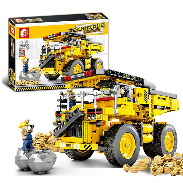807 шт. маленькие строительные блоки игрушки совместимость с legoing technic шахта грузовик строительные блоки мальчиков подарки на день рож
807 шт. маленькие строительные блоки игрушки совместимость с legoing technic шахта грузовик строительные блоки мальчиков подарки на день рож