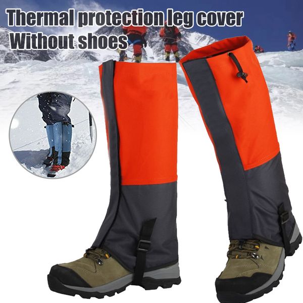 leg gaiters waterproof snow boot gaiters anti-tear polyester fiber outdoor hunting skiing camping hiking trimming grass climbing mountain, Black
leg gaiters waterproof snow boot gaiters anti-tear polyester fiber outdoor hunting skiing camping hiking trimming grass climbing mountain, Black