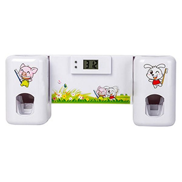 boutique bathroom accessories automatic toothpaste dispenser +toothbrush holder set wall mount rack bath oral-white animals
boutique bathroom accessories automatic toothpaste dispenser +toothbrush holder set wall mount rack bath oral-white animals