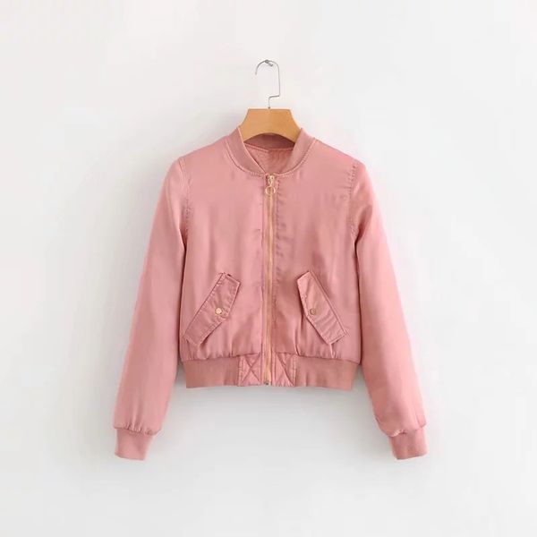 zip pocket bomber jacket women jacket army green basic baseball jackets chaquetas mujer jaqueta feminina coat multicolor, Black;brown
zip pocket bomber jacket women jacket army green basic baseball jackets chaquetas mujer jaqueta feminina coat multicolor, Black;brown
