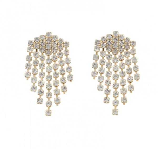 rhinestone tassel earrings for women elegant big crystal dangle earrings wedding earring jewelry accessories, Silver
rhinestone tassel earrings for women elegant big crystal dangle earrings wedding earring jewelry accessories, Silver