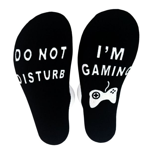 happy socks do not disturb i'm gaming funny gifts for men women gamers lover cotton socks novelty gamer socks ny1882, Black
happy socks do not disturb i'm gaming funny gifts for men women gamers lover cotton socks novelty gamer socks ny1882, Black