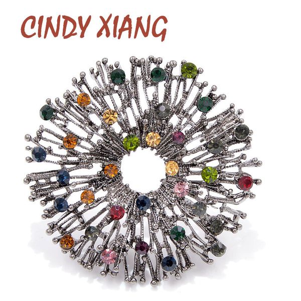cindy xiang new arrival colorful flower brooches for women vintage round coat brooch pin sweater accessories gift t190622, Gray
cindy xiang new arrival colorful flower brooches for women vintage round coat brooch pin sweater accessories gift t190622, Gray