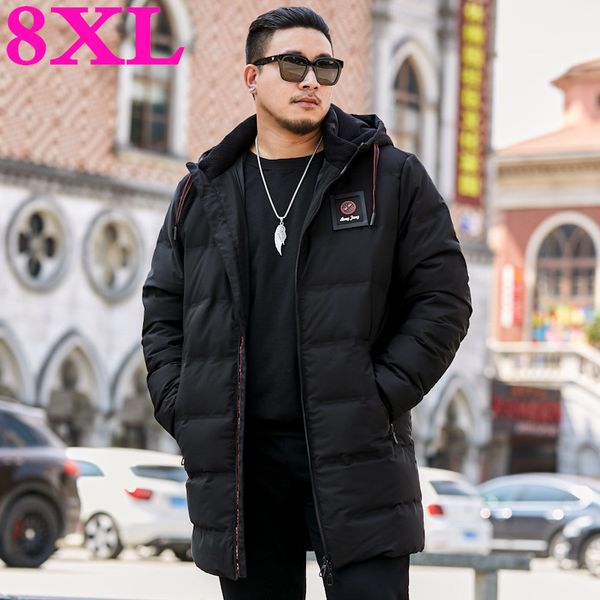 2019 plus size 8xl 7xl winter new men's down jacket fashion casual hooded thick warm long coat jacket, Black
2019 plus size 8xl 7xl winter new men's down jacket fashion casual hooded thick warm long coat jacket, Black