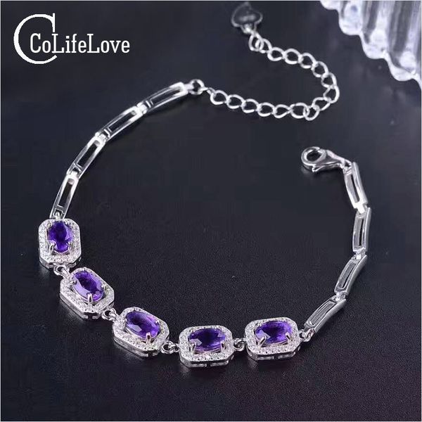 promotion amethyst silver bracelet 8 pcs natural vvs amethyst bracelet solid 925 silver crystal romantic gift for girl, Golden;silver
promotion amethyst silver bracelet 8 pcs natural vvs amethyst bracelet solid 925 silver crystal romantic gift for girl, Golden;silver