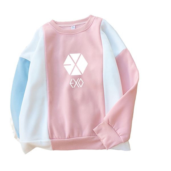 exo hoodies women korean kpop casual streetwear spell color splic fleece o-neck harajuku autumn winter sudadera mujer sweatshirt, Black
exo hoodies women korean kpop casual streetwear spell color splic fleece o-neck harajuku autumn winter sudadera mujer sweatshirt, Black