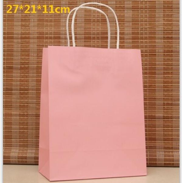 10pcs soft pink paper bag with handle 27*21*11cm diy multifunction wedding birthday party gift bag fashionable paper bags
10pcs soft pink paper bag with handle 27*21*11cm diy multifunction wedding birthday party gift bag fashionable paper bags