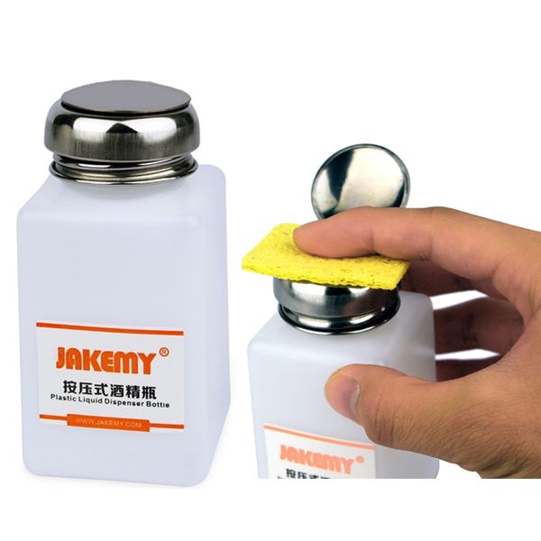 alcohol bottle 120/180ml with stainless steel bottle cap for mobile phone repair clean anti static liquid plastic alcohol
alcohol bottle 120/180ml with stainless steel bottle cap for mobile phone repair clean anti static liquid plastic alcohol
