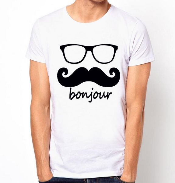 bonjour mustache glasses print men t shirt fashion casual funny shirt for man white tee harajuku hipster street zt203-28, White;black
bonjour mustache glasses print men t shirt fashion casual funny shirt for man white tee harajuku hipster street zt203-28, White;black